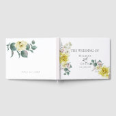 Gästebuch | Elegante Sonnige Gelbe Blumen (Voll)