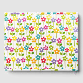 Gästebuch Farbiges Blume Design (Rückseite)