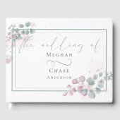 Gästebuch | Frühjahrs-Wasserfarbe Eukalyptus Folia (Vorderseite)