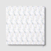 Gästebuch für Baby Shower mit Frühlingsvögeln (Rückseite)