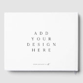 Gästebuch für benutzerdefiniertes Design (Rückseite)