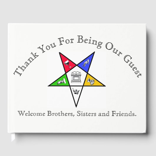 Gästebuch für Eastern Star Events (Vorderseite)