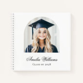 Gästebuch für Eleganarch Foto Notizblock (Vorderseite)