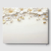 Gästebuch für Elfenbein Weißes Blätter (Rückseite)