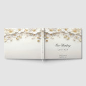 Gästebuch für Elfenbein Weißes Blätter (Voll)