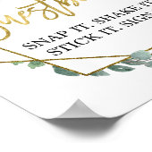 Gästebuch für Eukalyptus-Foto (Ecke)