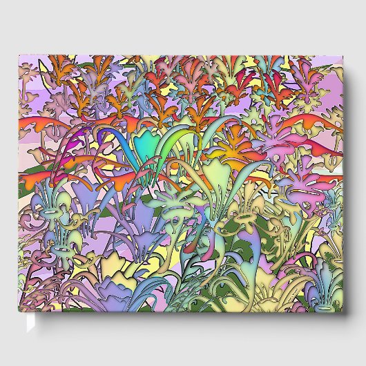 Gästebuch für gemischte Blume (Vorderseite)