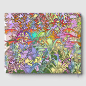 Gästebuch für gemischte Blume (Rückseite)