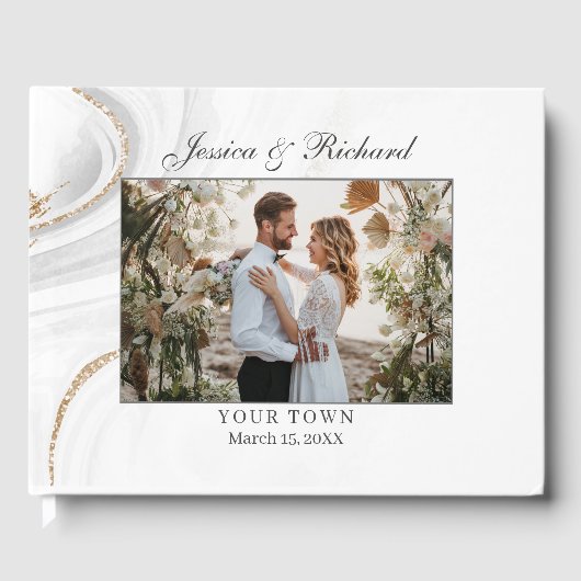 Gästebuch für Hochzeiten im FOTO (Vorderseite)