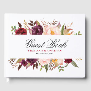 Gästebuch für Hochzeiten in Burgund, Rote Marine