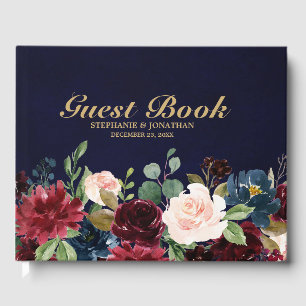Gästebuch für Hochzeiten in Burgund, Rote Marine