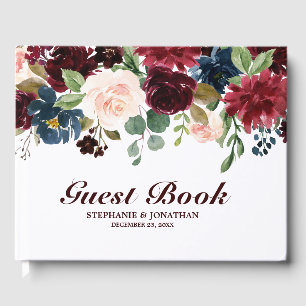 Gästebuch für Hochzeiten in Burgund, Rote Marine