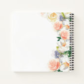 Gästebuch für Hochzeiten, Weißkorallenromantik Notizblock (Rückseite)