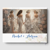 Gästebuch für Hochzeitskleidung (Rückseite)