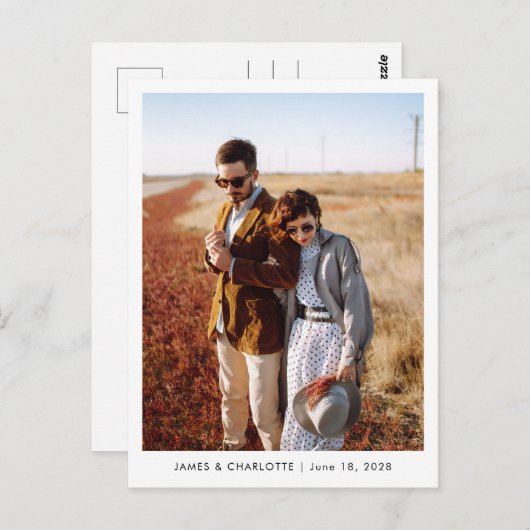 Gästebuch für Hochzeitspostkarten - individuelles Postkarte (Vorne/Hinten)