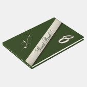 Gästebuch für Hunter Green Wedding (Ecke)