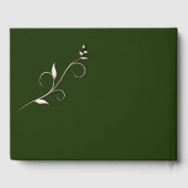 Gästebuch für Hunter Green Wedding (Rückseite)