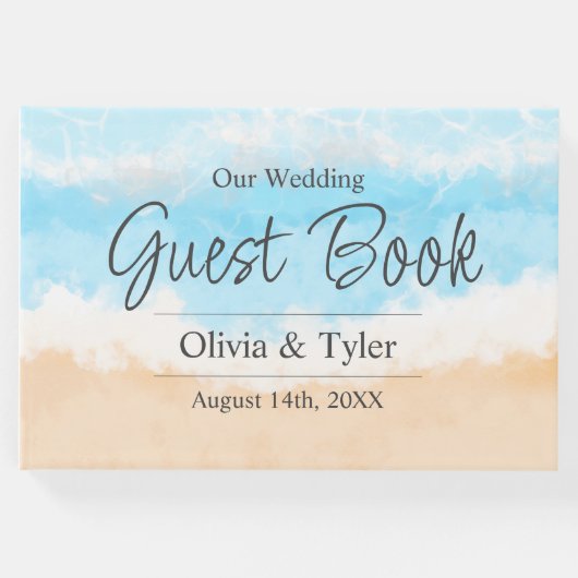 Gästebuch für Küstenhochzeiten (Vorderseite)