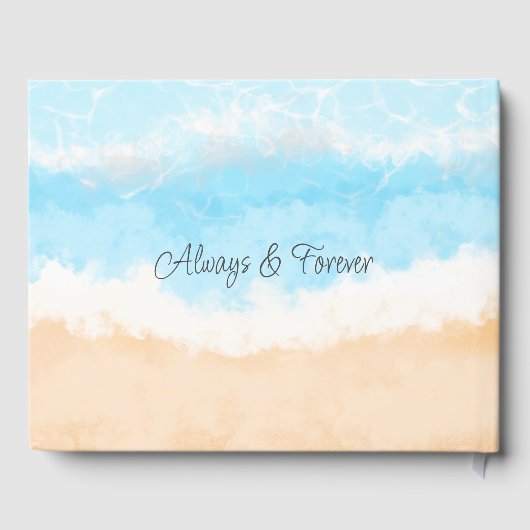 Gästebuch für Küstenhochzeiten (Rückseite)