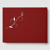 Gästebuch für Marcella / Burgund Wedding (Rückseite)