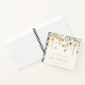 Gästebuch für rustikale Wildblume Notizblock (Innenseite)