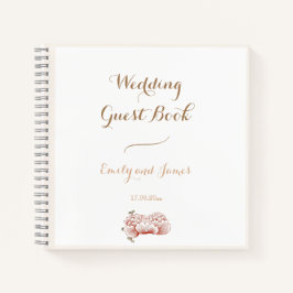 Gästebuch für Vintage Blumenzitze Notizblock