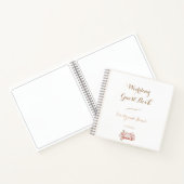 Gästebuch für Vintage Blumenzitze Notizblock (Innenseite)