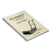 Gästebuch für Vintage Rasenmäher im Party Retireme Notizblock (Rechte Seite)