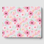 Gästebuch für Zeitungen und Rose (Rückseite)