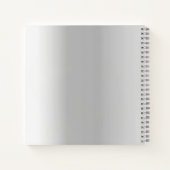 Gästebuch Geburtshaus Silbername einfach Notizblock (Rückseite)