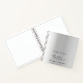 Gästebuch Geburtshaus Silbername einfach Notizblock (Innenseite)