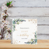 Gästebuch Geburtstag Eukalyptus Grüne Notizblock