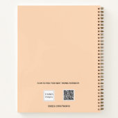 Gästebuch Geburtstagskollektion Foto Notizblock (Rückseite)