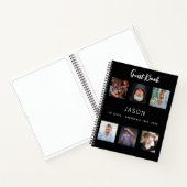 Gästebuch Geburtstagskollektion Foto schwarz Notizblock (Innenseite)