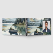 Gästebuch Gedenk Fischermann Angeln Fisch (Voll)