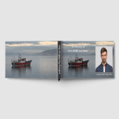 Gästebuch Gedenk Fischermann Angeln Fisch (Voll)