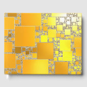 Gästebuch Gelb und Orange (Vorderseite)