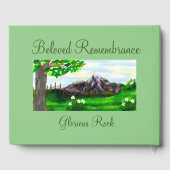 Gästebuch "Geliebte Erinnerung" (Rückseite)