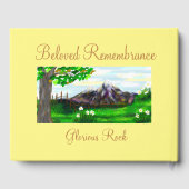 Gästebuch "Geliebte Erinnerung" (Rückseite)