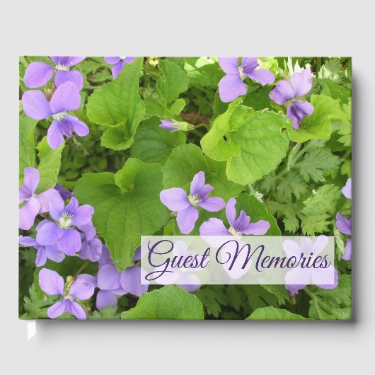 Gästebuch - Herb Violets (Vorderseite)
