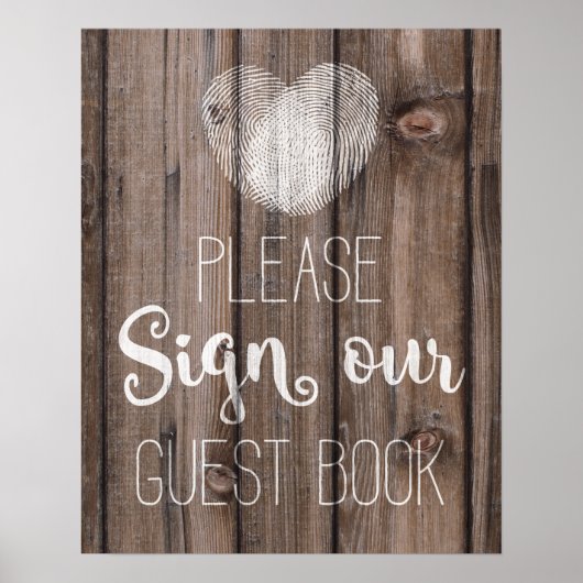 Gästebuch Hochzeit mit blühendem rustikalem Holz H (Vorne)