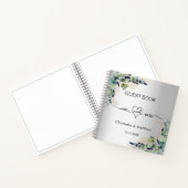 Gästebuch Hochzeit silber eucalyptus mr mrs Notizblock (Innenseite)