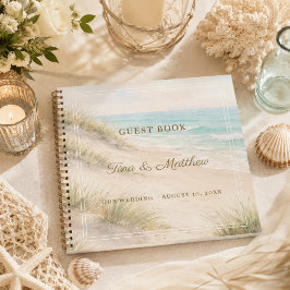Gästebuch Hochzeit Strand Küste Notizblock