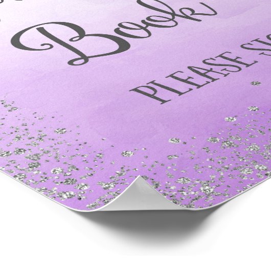 Gästebuch Hochzeitplakat Print (Ecke)