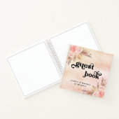 Gästebuch Hochzeitsgras Rosa Notizblock (Innenseite)