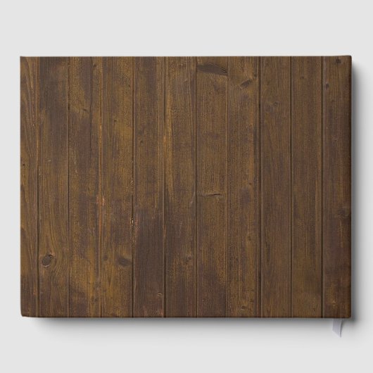 Gästebuch Holz und Sonnenblumen (Rückseite)