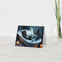 Gästebuch in Badewanne und schwarze Katze in Bubbl