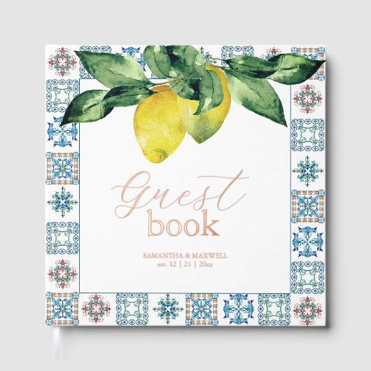 Gästebuch Lemons & Botanicals (Vorderseite)