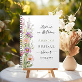 Gästebuch-Liebe in blütenrosa lila Brautparty Notizblock