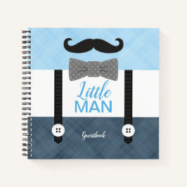 Gästebuch "Little man marinavy blue boy baby Dusch Notizblock